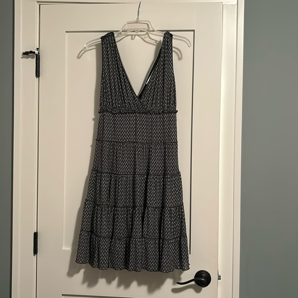 Black and white summer dress